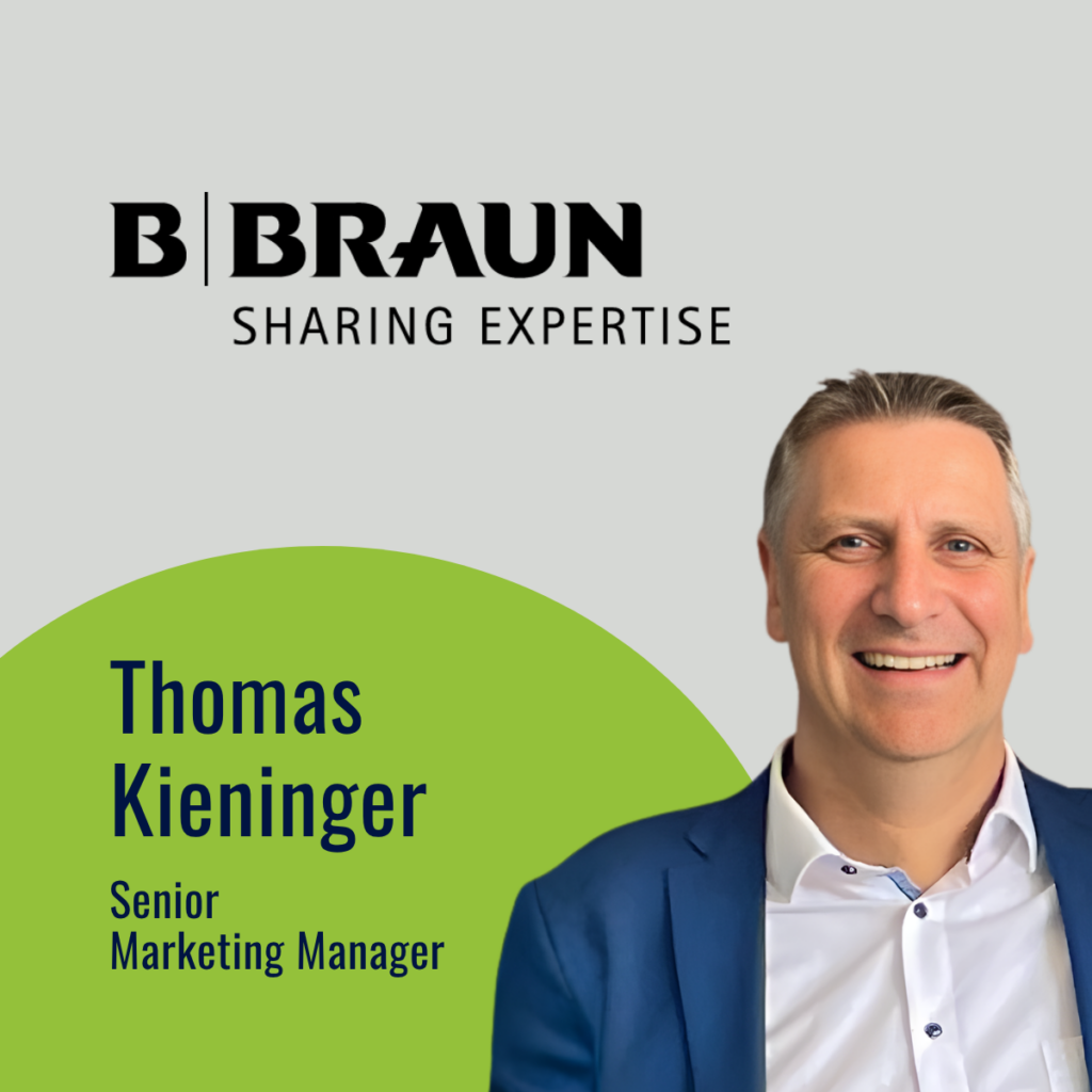 Thomas Kieninger, Senior Marketing Manager – B. Braun
