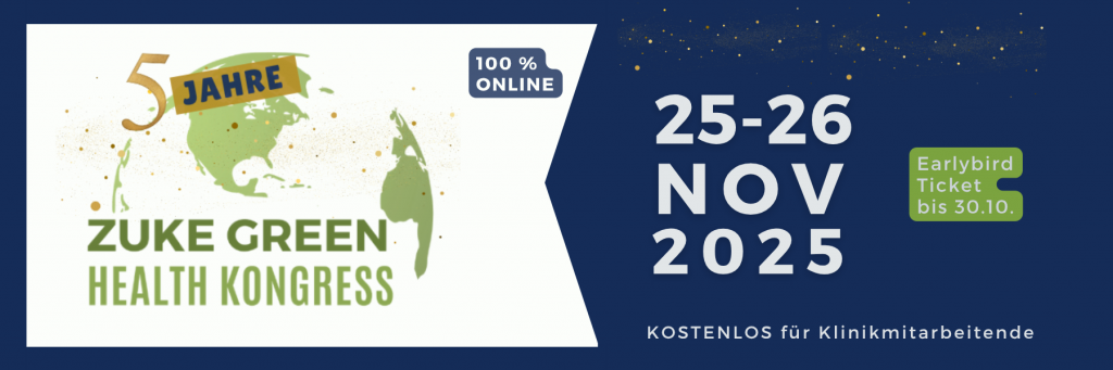 Banner der Zuke Green Health Kongress 2025